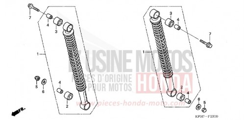 COUSSIN ARRIERE ANF1257 de 2007